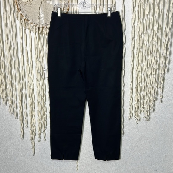 St. John Sport Navy Side Zip Trouser Pant Size 8 - Picture 6 of 9